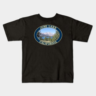 June Lake, California - Eastern Sierra Nevada Mountains Kids T-Shirt